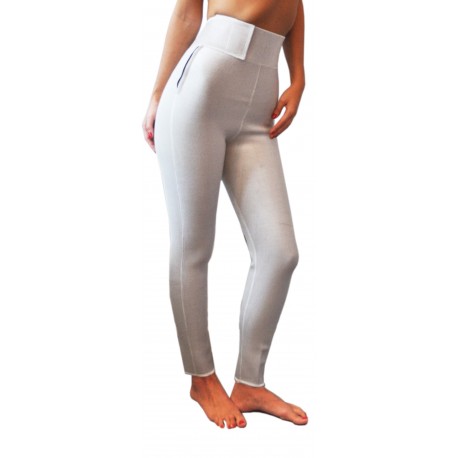 Pantalon Sauna Minceur Gris Argenté