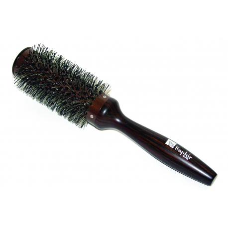 Brosse brushing céramique, 100% sanglier, manche érable, diam 55 mm