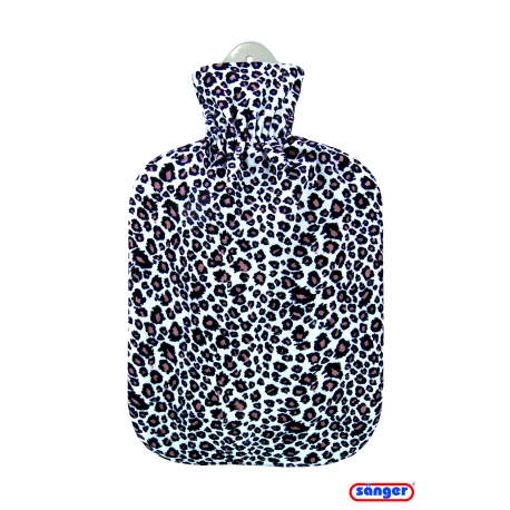 BOUILLOTTE HOUSSE LUXE LEOPARD