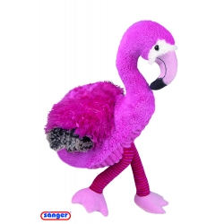 Bouillotte Peluche Micro-ondes Fiona Flamant rose Noyaux de cerise