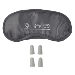 Kit voyage masque de sommeil + 2 paires de bouchons oreilles