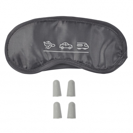 Kit voyage masque de sommeil + 2 paires de bouchons oreilles